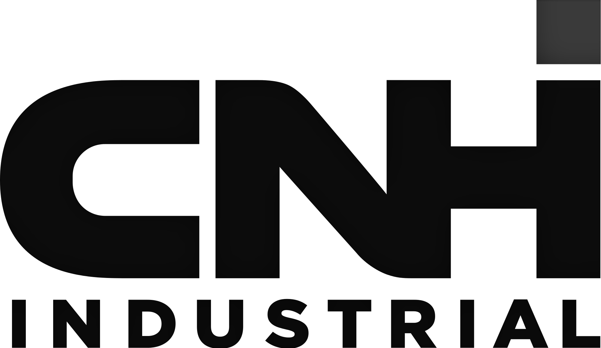 CNH black and white logo women build